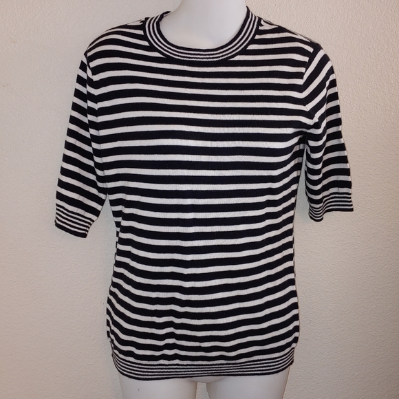 Frame Denim Tops - Frame Denim striped blouse cashmere blend nwt